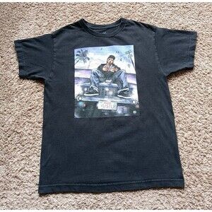 DGK T-Shirt Men's Medium Jason Voorhees Graphic Black Shirt